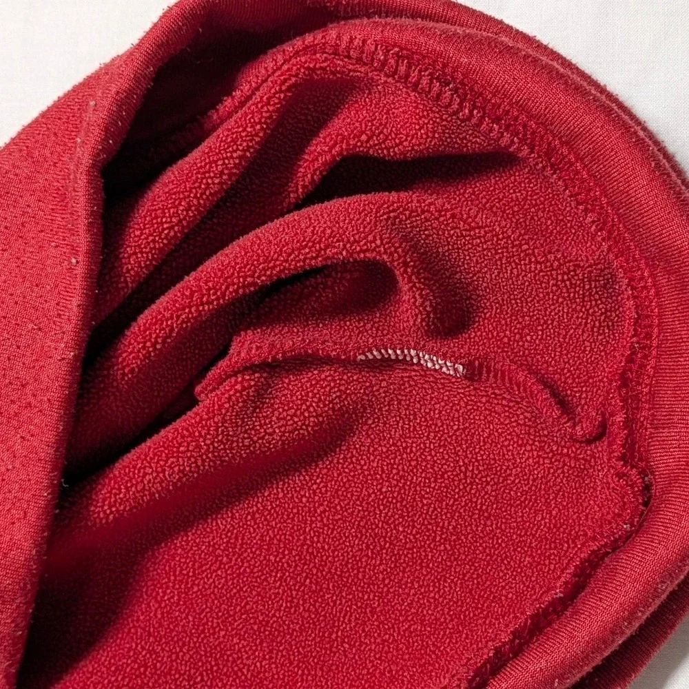 Adidas Nebraska Cornhuskers ClimaWarm Red Fleece Sweatshirt Mens Large NCAA